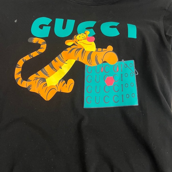 Tiger printed cartoonish Gucci t-shirt - Picture 1 of 2